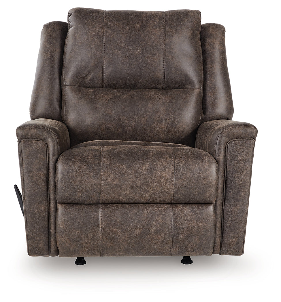 Lixtowel Walnut Recliner from Ashley - Luna Furniture