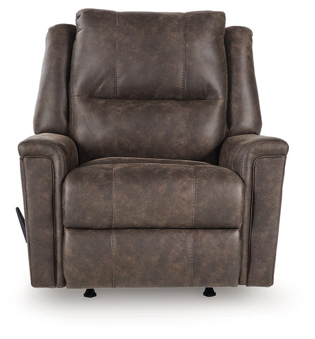 Lixtowel Walnut Recliner from Ashley - Luna Furniture
