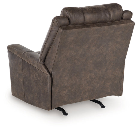 Lixtowel Walnut Recliner from Ashley - Luna Furniture