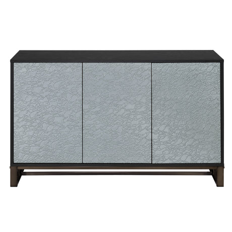 Mazie 3-Door SIdeboard with Patterned Mirror Doors from Steve Silver - Luna Furniture