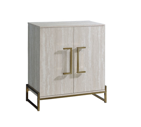 Larkin Faux-Marble Wine Cabinet from Steve Silver - Luna Furniture
