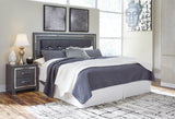 Lodanna Gray King/California King Panel Headboard, Dresser, Mirror and 2 Nightstands from Ashley - Luna Furniture
