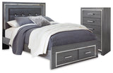 Lodanna Queen Panel Storage Bed and Chest from Ashley - Luna Furniture