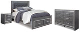 Lodanna Queen Storage Bed, Dresser and Nightstand from Ashley - Luna Furniture