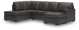 Lofton-Pike Shadow 2-Piece LAF Chaise Sectional from Ashley - Luna Furniture
