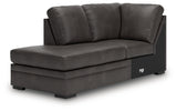 Lofton-Pike Shadow Left-Arm Facing Corner Chaise from Ashley - Luna Furniture