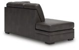 Lofton-Pike Shadow Left-Arm Facing Corner Chaise from Ashley - Luna Furniture