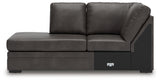 Lofton-Pike Shadow Left-Arm Facing Corner Chaise from Ashley - Luna Furniture