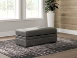 Lofton-Pike Shadow Oversized Accent Ottoman from Ashley - Luna Furniture