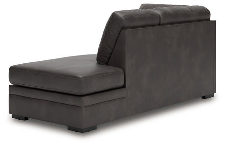 Lofton-Pike Shadow Right-Arm Facing Corner Chaise from Ashley - Luna Furniture