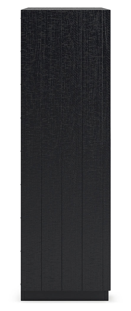 Londer Black Chest of Drawers from Ashley - Luna Furniture