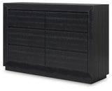 Londer Black Dresser from Ashley - Luna Furniture