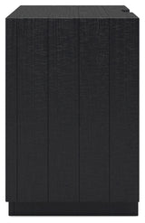 Londer Black Nightstand from Ashley - Luna Furniture