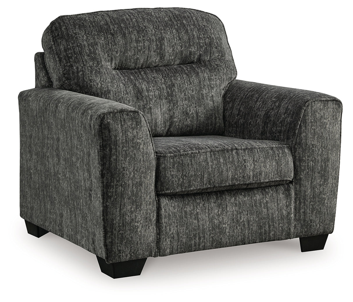 Lonoke Gunmetal 2-Piece Sectional, Oversized Chair and Ottoman from Ashley - Luna Furniture