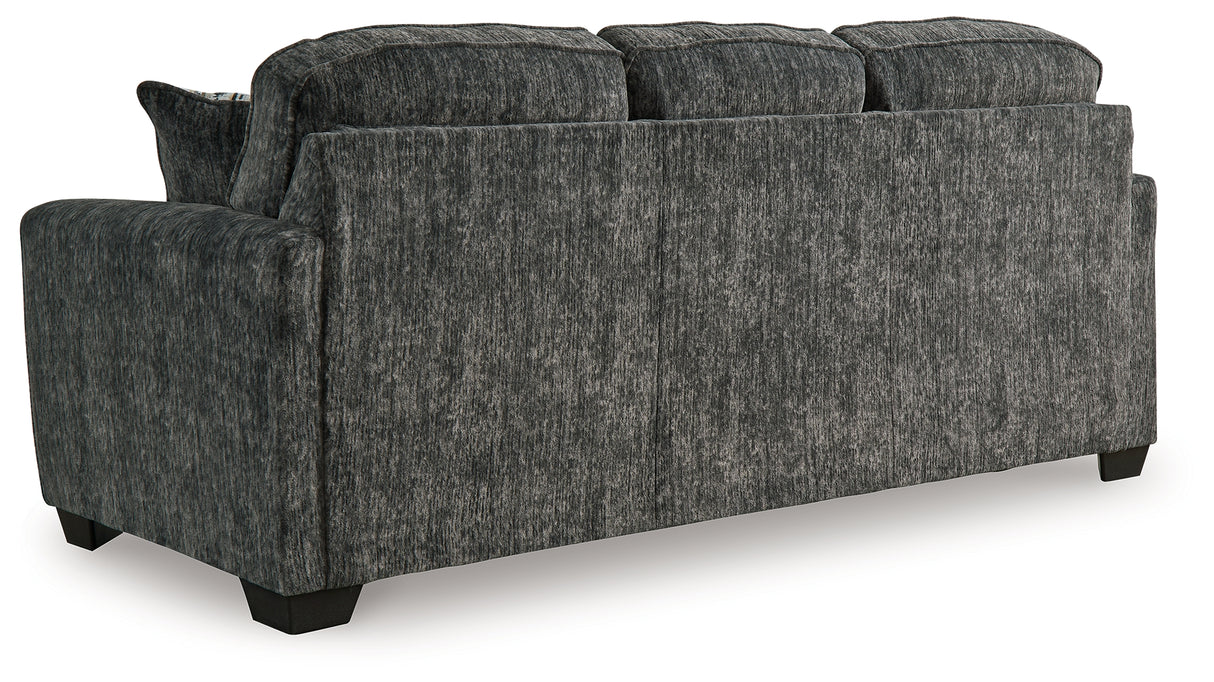 Lonoke Gunmetal Sofa and Oversized Chair from Ashley - Luna Furniture