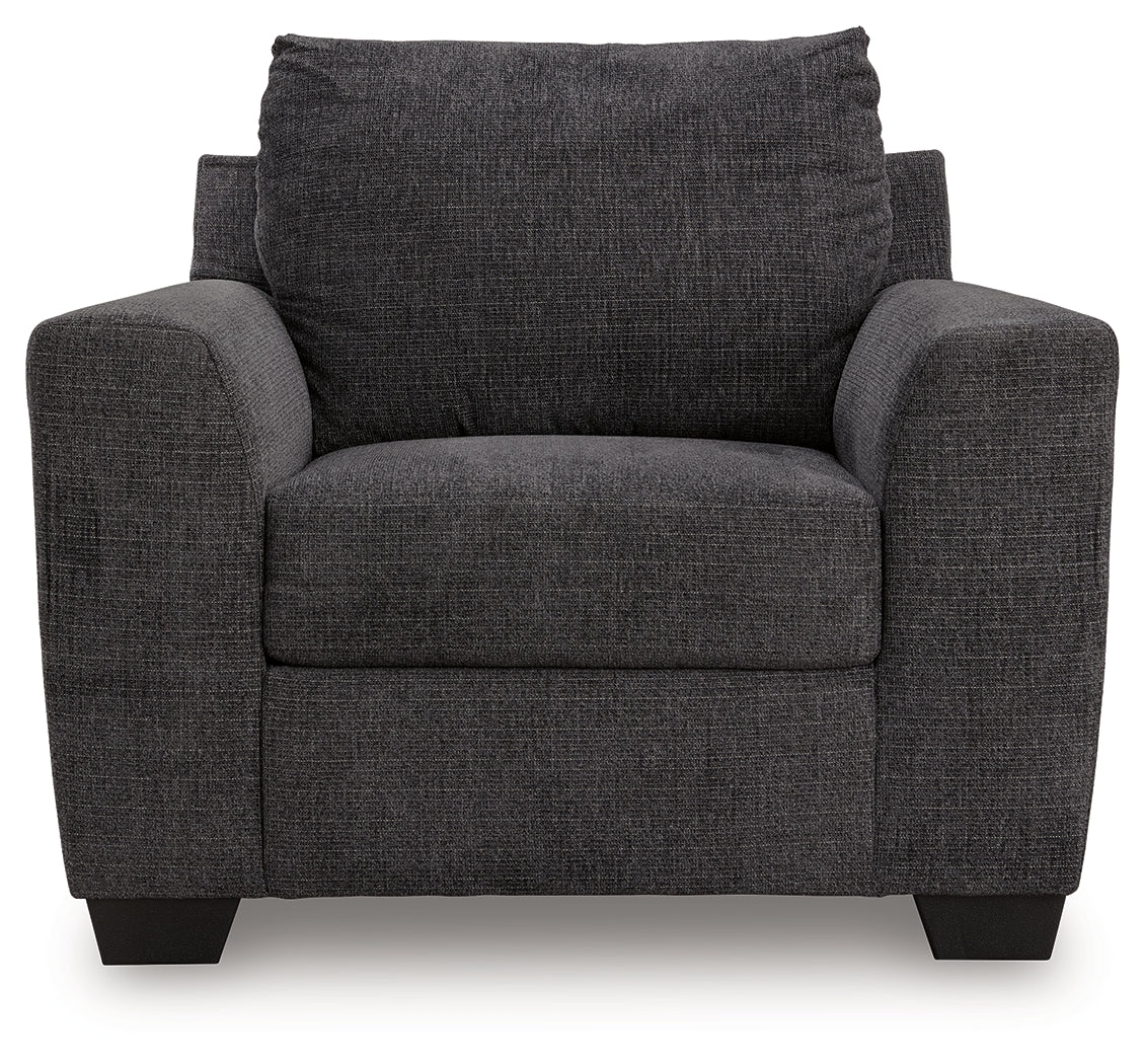 Loreo Ebony Chair from Ashley - Luna Furniture