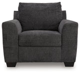 Loreo Ebony Chair from Ashley - Luna Furniture