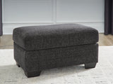 Loreo Ebony Ottoman from Ashley - Luna Furniture
