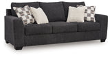 Loreo Ebony Queen Sofa Sleeper from Ashley - Luna Furniture