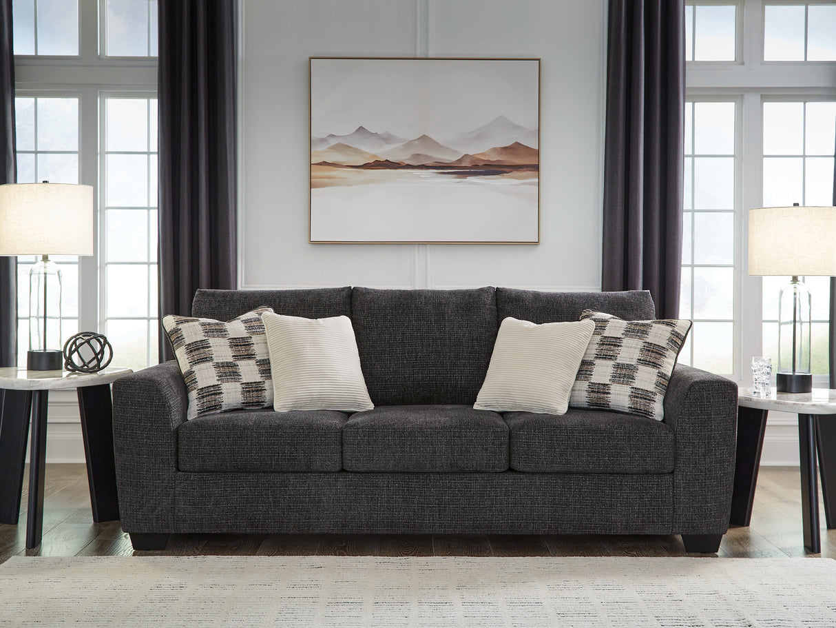 Loreo Ebony Queen Sofa Sleeper from Ashley - Luna Furniture