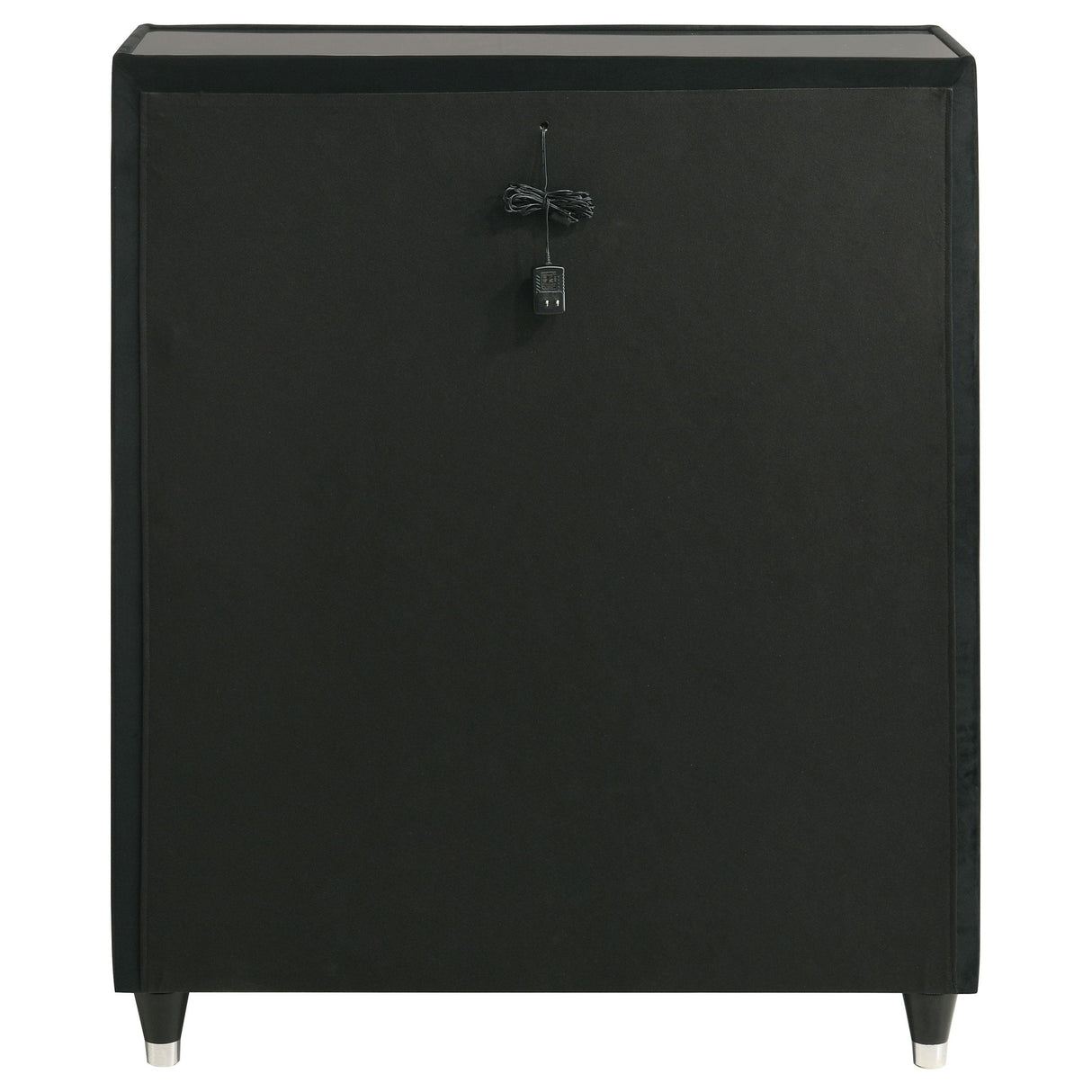 Lorient Black 5-Drawer LED Chest from Coaster - Luna Furniture