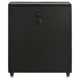 Lorient Black 5-Drawer LED Chest from Coaster - Luna Furniture