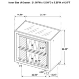 Lorient Black Bedroom Set from Coaster - Luna Furniture