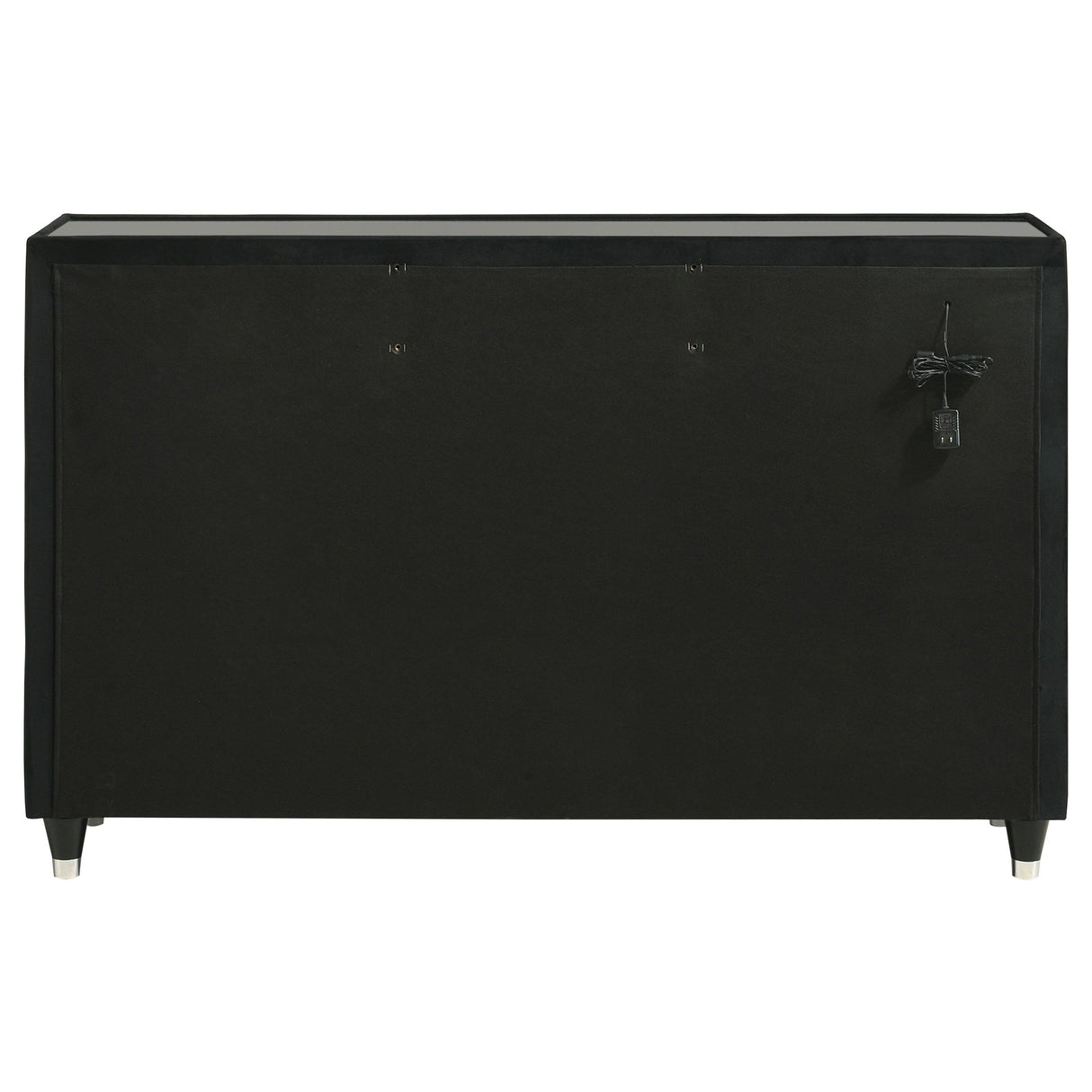 Lorient Black 8-Drawer LED Bedroom Dresser from Coaster - Luna Furniture