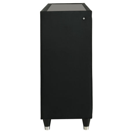 Lorient Black 8-Drawer LED Bedroom Dresser from Coaster - Luna Furniture