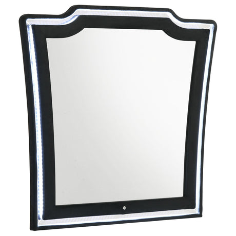 Lorient Black LED Dresser Mirror from Coaster - Luna Furniture
