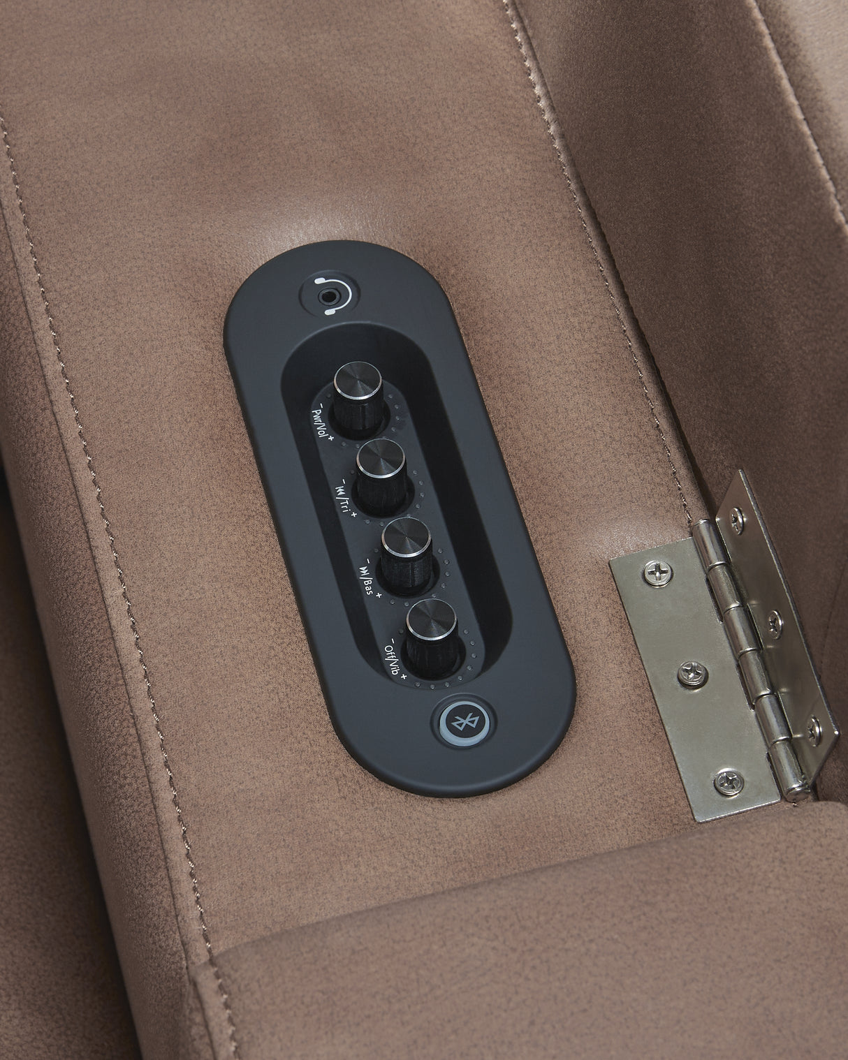 Lorrenton Caramel Power Glider Recliner with Audio System from Ashley - Luna Furniture