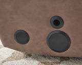 Lorrenton Caramel Power Glider Recliner with Audio System from Ashley - Luna Furniture