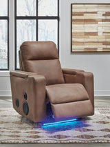 Lorrenton Caramel Power Glider Recliner with Audio System from Ashley - Luna Furniture