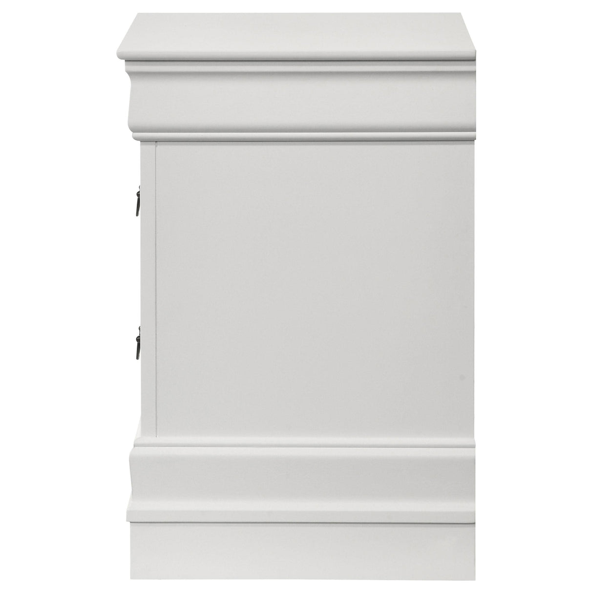 Louis Philippe White 2-Drawer Nightstand from Coaster - Luna Furniture