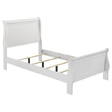 Louis Philippe White 4-Piece Twin Bedroom Set from Coaster - Luna Furniture