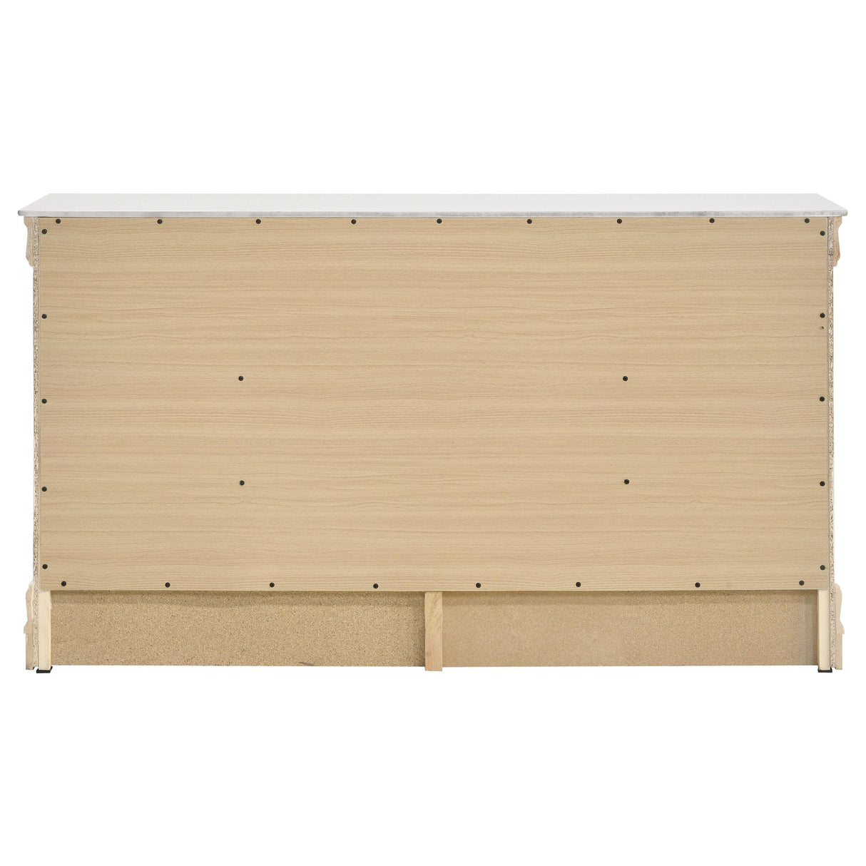 Louis Philippe White 6-Drawer Dresser from Coaster - Luna Furniture