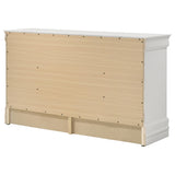 Louis Philippe White 6-Drawer Dresser from Coaster - Luna Furniture
