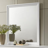 Louis Philippe White Dresser Mirror (Mirror Only) from Coaster - Luna Furniture