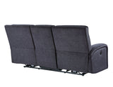 Lovell Charcoal 3-Piece Power Reclining Living Room Set from Steve Silver - Luna Furniture