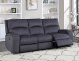 Lovell Charcoal 3-Piece Power Reclining Living Room Set from Steve Silver - Luna Furniture