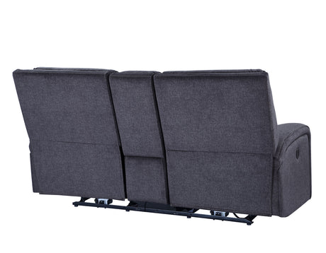Lovell Charcoal Power Console Loveseat from Steve Silver - Luna Furniture