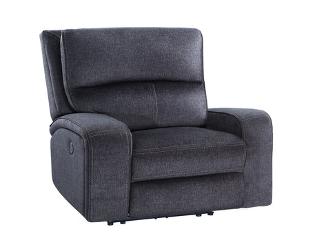 Lovell Charcoal Power Recliner from Steve Silver - Luna Furniture