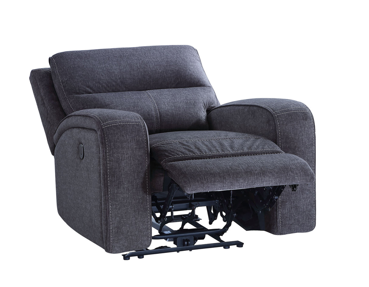 Lovell Charcoal Power Recliner from Steve Silver - Luna Furniture