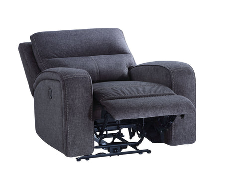 Lovell Charcoal Power Recliner from Steve Silver - Luna Furniture