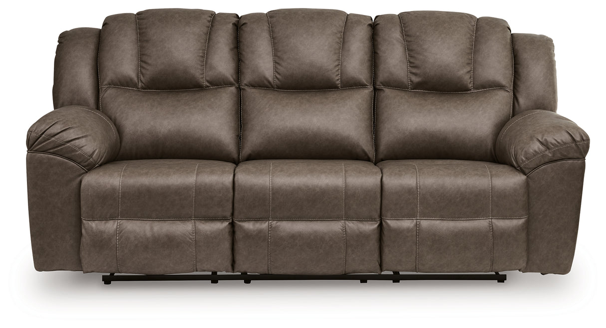 Lowilla Driftwood Reclining Sofa from Ashley - Luna Furniture