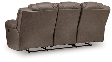 Lowilla Driftwood Reclining Sofa from Ashley - Luna Furniture