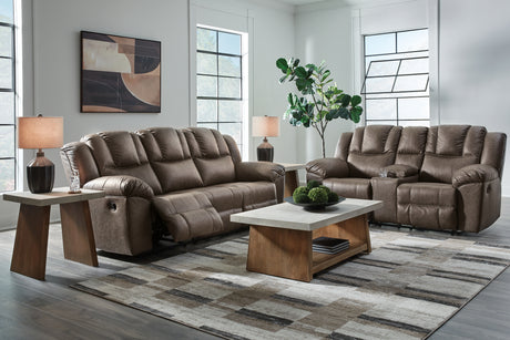 Lowilla Driftwood Sofa and Loveseat from Ashley - Luna Furniture