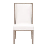 Martin Wing Chair in Livesmart Peyton-Pearl, Natural Gray, Set of 2 from Essentials For Living - Luna Furniture