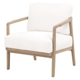 Harbor Club Chair in Livesmart Peyton-Pearl, White Rope, Smoke Gray Oak from Essentials For Living - Luna Furniture