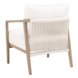 Harbor Club Chair in Livesmart Peyton-Pearl, White Rope, Smoke Gray Oak from Essentials For Living - Luna Furniture